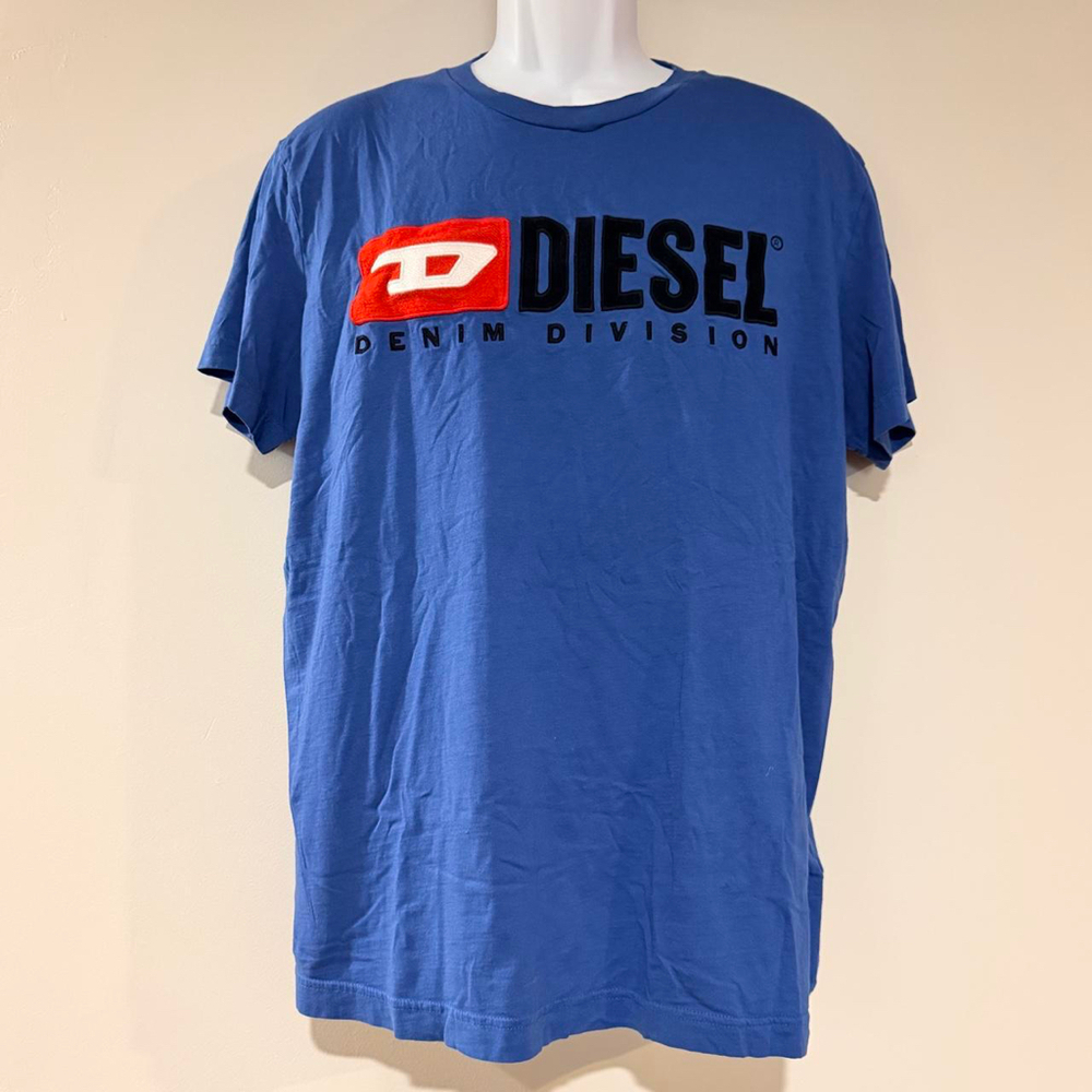 Vintage 90s Diesel \"Denim Division\" Spellout T-Shirt!